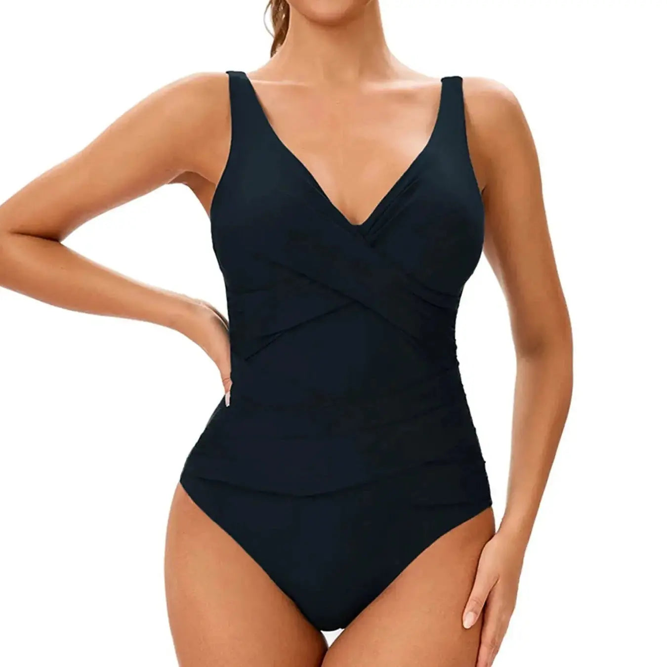 Maillot de bain gainant noir femme